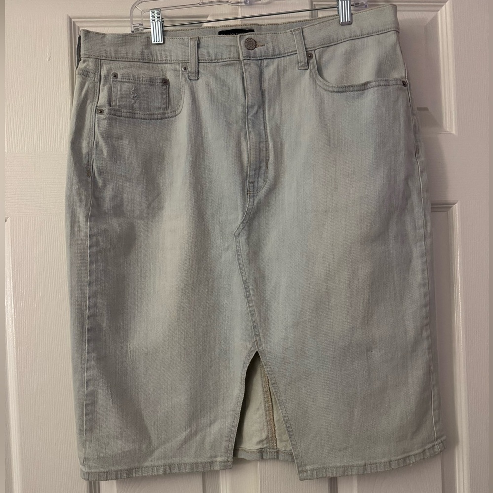 Banana Republic Soft Blue Denim Skirt